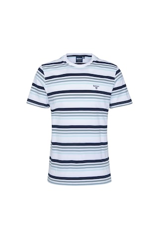 Barbour Houstead Stripe Tailored Fit T-shirt Wh11 White Beyaz