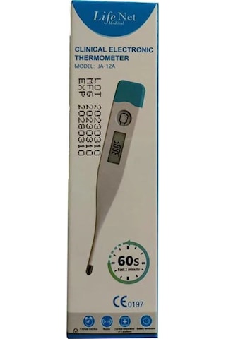 Life Net Medikal JA-12A Ağızdan Koltuk Altından Rektal Ateş Ölçer