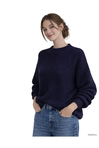 Trikonova Oversize Triko Kazak Lacivert