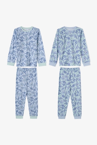 Penti Erkek Çocuk Mavi Historical Dinos Pamuklu Uzun Kollu 2li Pijama Takımı