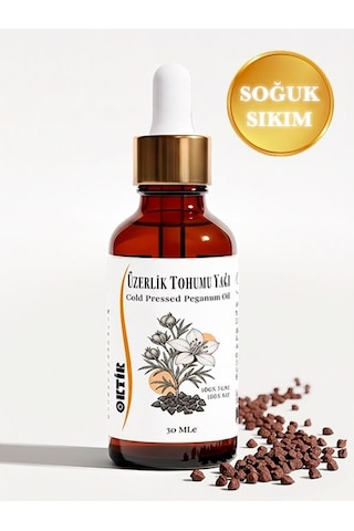 Oktir Soğuk Sıkım Üzerlik Tohumu Yağı Leke Karşıtı Arındırıcı Negatif Enerji Temizleyici 30 Ml