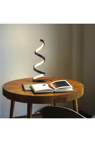 River World Gece Lambası Spiral Kıvrımlı Çok Renkli