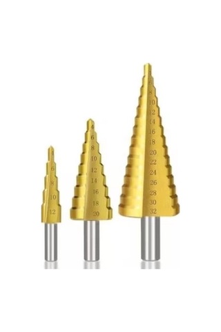 Kademeli Matkap Ucu Sac Delme Panç Seti Renk