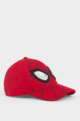 Defacto Marvel Spıderman Pamuklu Cap Şapka Erkek Çocuk G0956a826smrd1 Kırmızı-rd1