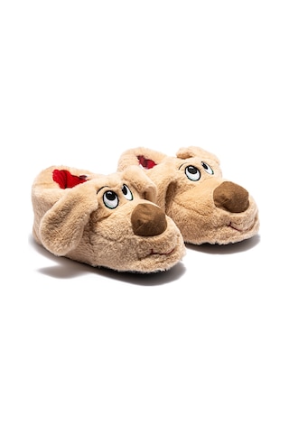 Karamel Erkek Hayvanlı Panduf Bej 41/46 Bej