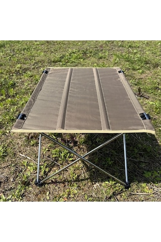 Dancemonkey Halın Taşınabilir Kamp Masa Oxford Kumaş Alüminyum Alaşımlı Dirsek Masası Bahçe Piknik Barbekü Yeşil Leaf Çok Renkli