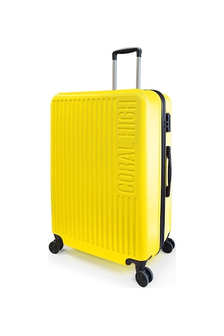 Coral High Abs Sarı Büyük Boy Valiz 16458 Sarı