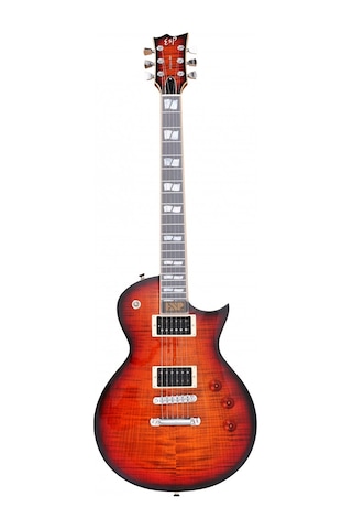 Esp Ltd Euscecfmc17s1 Esp Usa Eclipse Tiger Eye Sunburst Kaplan Gözü Kaplama Lüks Donanım