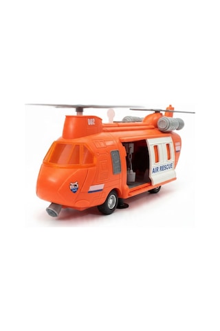 1:16 Ölçekli Işıklı Ve Sesli Oyuncak Kurtarma Helikopteri Taşıyıcı Araç