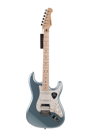 Donner Dst Seeker Deluxe Hss Elektro Gitar Metallic Blue