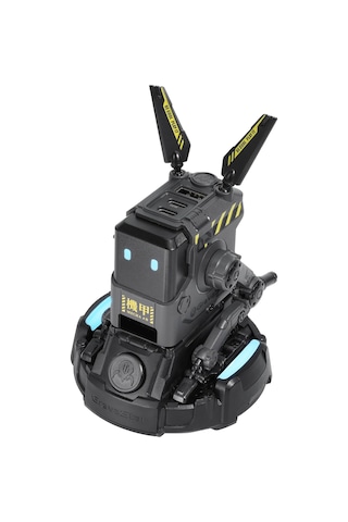 Gravastar Alpha65 Robot Figürlü 65w Hızlı Şarj Adaptörü Ve Şarj Standı, Gri