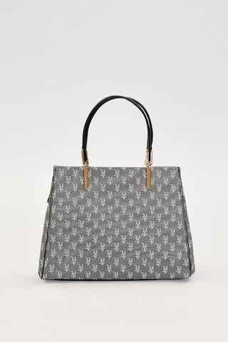 Levidor Monogram Desenli Kadın El Çantası -930361 Siyah