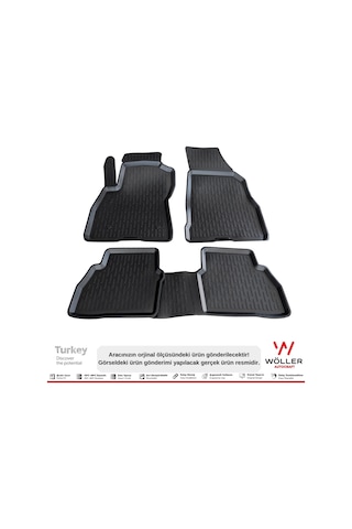 Fiat Doblo Paspas 2010 Sonrası 3D Havuzlu Wöller Paspas