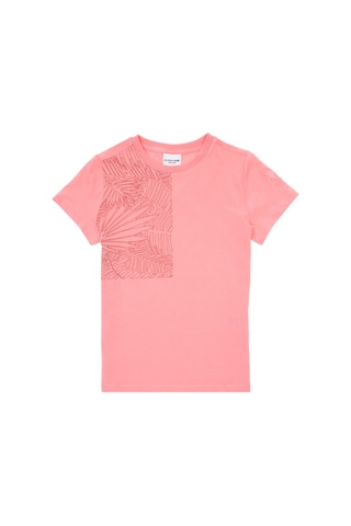U.S. Polo Assn. Erkek Çocuk Pembe Bisiklet Yaka Tişört 50307172-VR041
