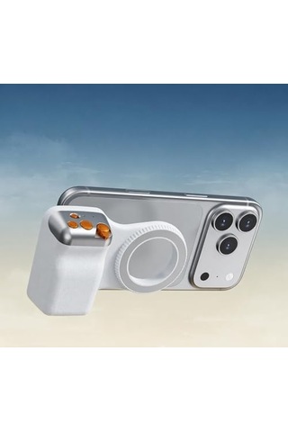 Manyetik Magsafe İle Uyumlu Premium Edition Kamera Stabilizatörü, 10m Uzaktan Kumanda, Çift Taraflı Magnet, Selfie Çekimi, Bluetooth Bağlantı, Zoom Kontrol Özellikli Zr1222