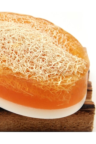 Kabak Lifli El Yapımı Doğal Ballı Eşek Sütü Sabunu 120 G