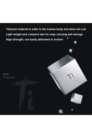 Dofolink Titanyum Çift Katlı Bardaklar, 4'lü Paket, 50ml, Kamp Ve Piknik İçin, Çay/çay Demlemek İçin, Gümüş Rengi, Hafif Tasarım Çok Renkli