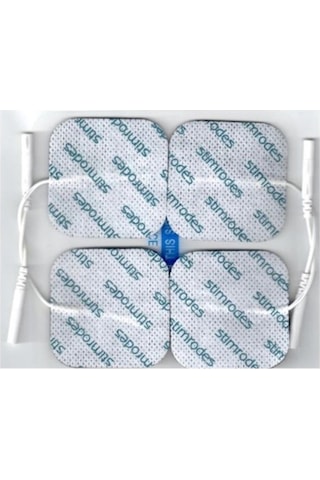 Stimrodes 5 x 5 CM Kablolu Kare Tens Pedi 10 x 4'lü