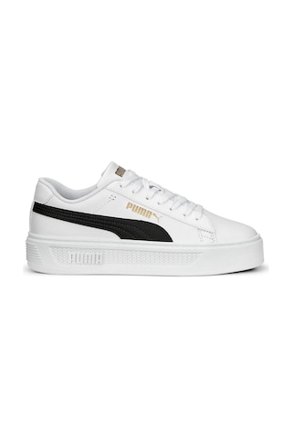 Puma Smash Platform V3 Kadın Sneaker Beyaz/siyah