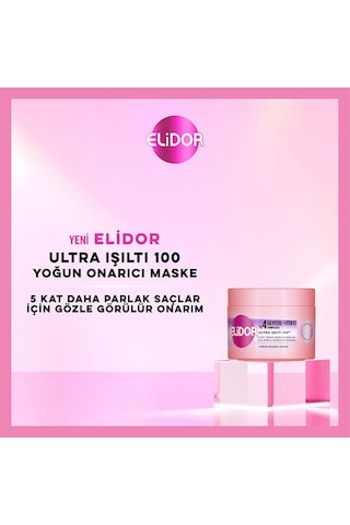 Elidor Yoğun Onarıcı Maske Ultra Işıltı Yoğun Parlaklık 220 Ml X2