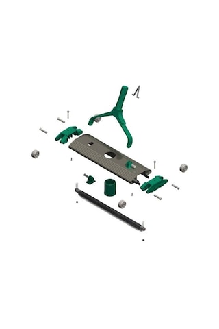 GEMAŞ Vakumlu Havuz Süpürgesi 2 inç Geçme Klipsli Model 456 mm-To