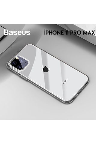 Baseus Simplicity Series Apple Uyumlu iPhone 11 Pro Max 6.5 Kilif Seffaf Gel 471187533
