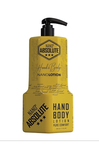 Hand & Body Lotıon Pure Comfort Sarı 500 Ml / Nano Absolute El Ve Vücut Losyonu