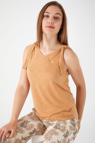 Laces Kadın Kapri Takım-camel Çok Renkli Beyaz