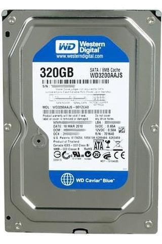 WD WD3200AAJS 3.5" 320 GB 7200 RPM HDD WD WD3200AAJS 3.5" 320 GB 7200 RPM HDD