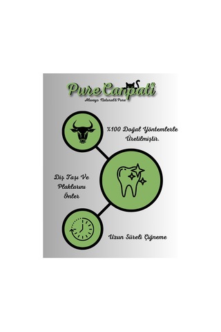 Purecanpati Naturel Sütlü Pres Beyaz Köpek Çiğneme Kemiği 5'li 7.5 CM