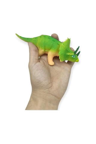 Fidget Oyuncak - Streç Dinazor Figürü 18 Cm - Triceraptors - 1 Adet