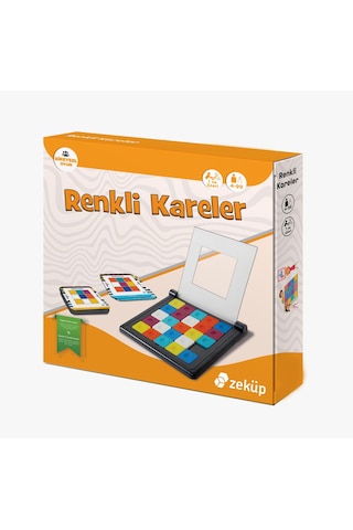 Renkli Kareler Zeka Akıl Strateji Aile Oyunu Oyuncak