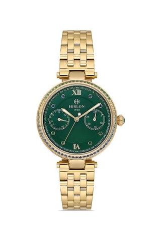 Qt146t-16sg Hislon Kol Saati 36 Mm / Gold Gri