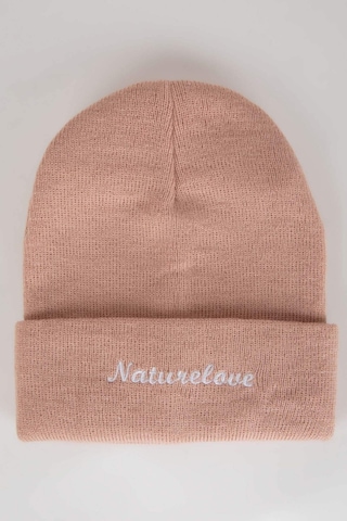 Defacto Kadın Nakışlı Triko Bere A6328AX23WNPN1 Pembe