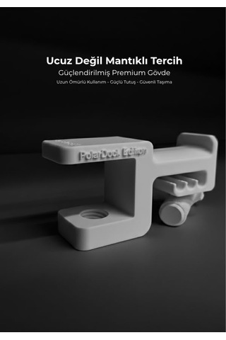 Masa Altı Kulaklık Askısı Beyaz
