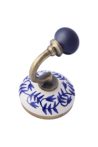 Yargıcı Seramik Detaylı Metal Dekoratif Askı 6x10 Cm 26knha1018c St