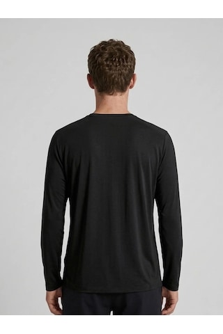 Isaora Erkek Siyah T-shirt Isr9805-ss26-0