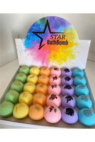 Karışık Köpüren Banyo Topu 30 x 80 G Karışık Köpüren Banyo Topu 30 x 80 G