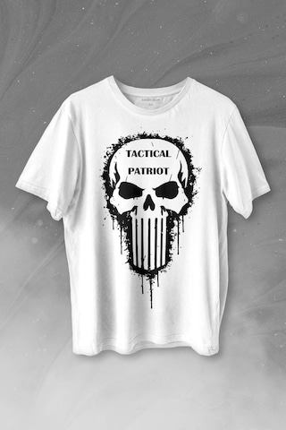 Tactical Patriot Military Vatansever Savaşçı Baskılı Tişört Unisex T-shirt 001