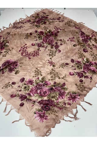 Sökme Boncuklu Pamuk Yazma - 05651 Pudra