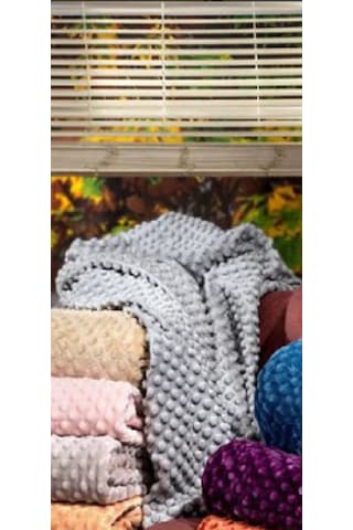 Mink Tomurcuk Battaniye 500 Gri Battal Boy 200x220 Gri