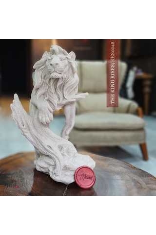 Aslan Kral Heykel Dekoratif Obje Ve Biblo, Masa Dekorasyonu