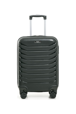 Yefa Pp Polipropilen Kırılmaz Kabin Küçük Boy Valiz Siyah
