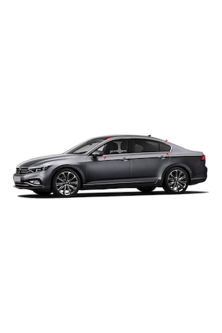 Volkswagen Passat B8.5 Krom Cam Çıtası Çerçevesi 8 Parça 2019-