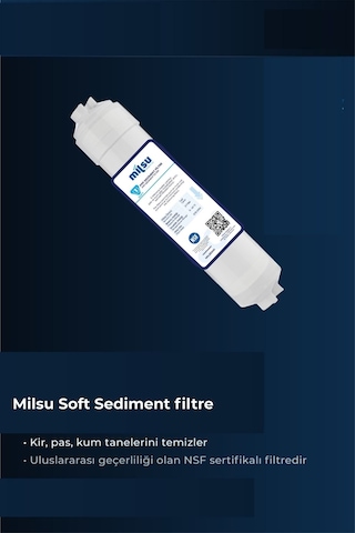 Mil Su Kapalı Kasa Su Arıtma Cihazı 10Lu Filtre Seti