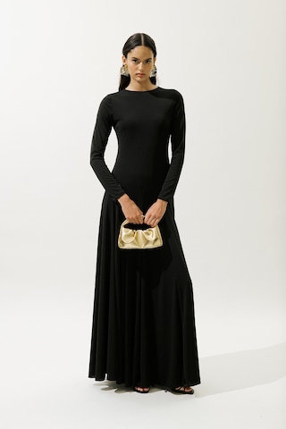 Asıa Abiye Elbise Siyah Siyah