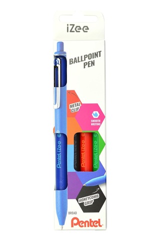 1.0 Mm Yağ Bazlı Mekanizmalı Roller Kalem - İzee - 4&apos Lü Blister A-b-c-d