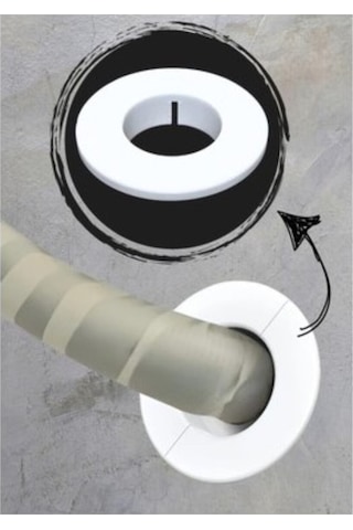 Klima Borusu Delik Kapatma Dekoratif Kapak Boru Kapağı Plastik 11 Cm Çap Klima Borusu Delik Kapatma Dekoratif Kapak Boru Kapağı Plastik 11 Cm Çap