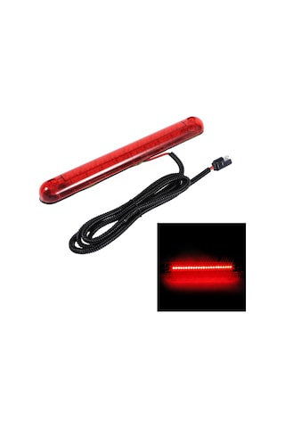 Yaozixa 24 Ledli Kırmızı Yüksek Konum Fren Lambası - Isı Dayanıklı Abs, Parlak Işık, Kolay Kurulum 12v