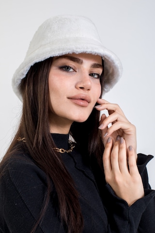Ladycolor Lady Color Yumuşak Dokulu Bucket Şapka Beyaz